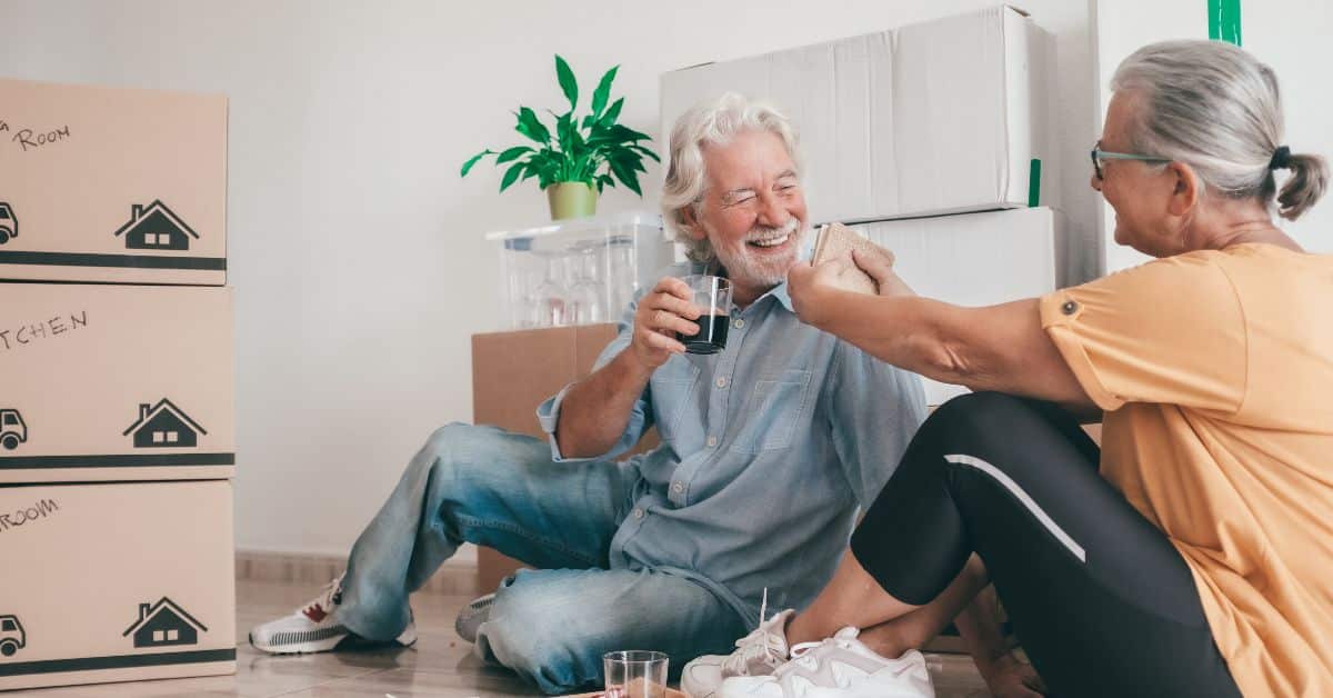 Seniors In Senior Apartment